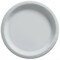 Silver Round Paper Plates - 6.75&#x22;